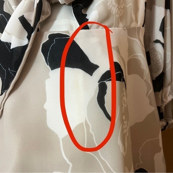 Shona Joy | Flora Tie Front Mini Dress Floral Chiffon Bishop Sleeve Size 2 - Picture 7 of 16